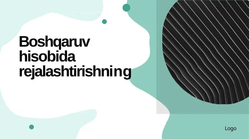 Boshqaruv hisobida rejalashtirishning ahamiyati