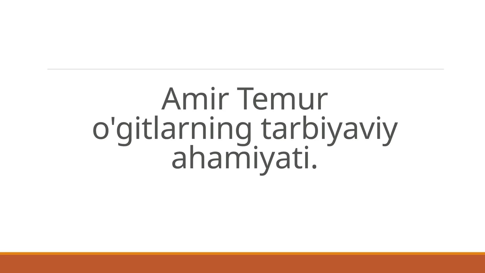 O'gitlarning yosh avlod tarbiyasidagi roli va ta'siri