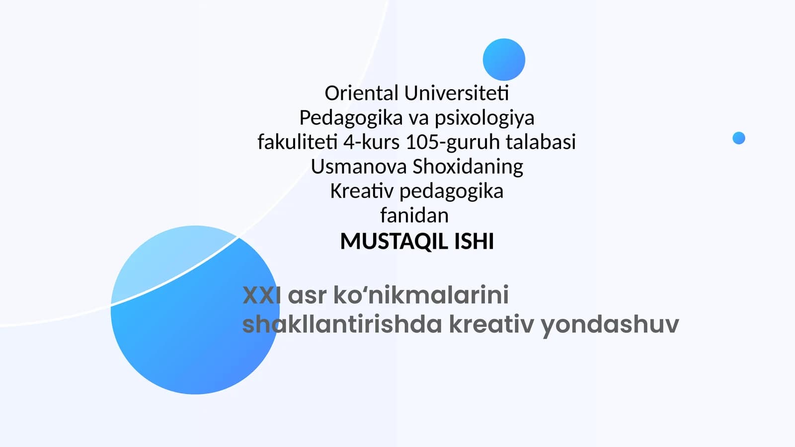 XXİ ASR KONİKMALARİNİ SHAKLLANTİRİSH
