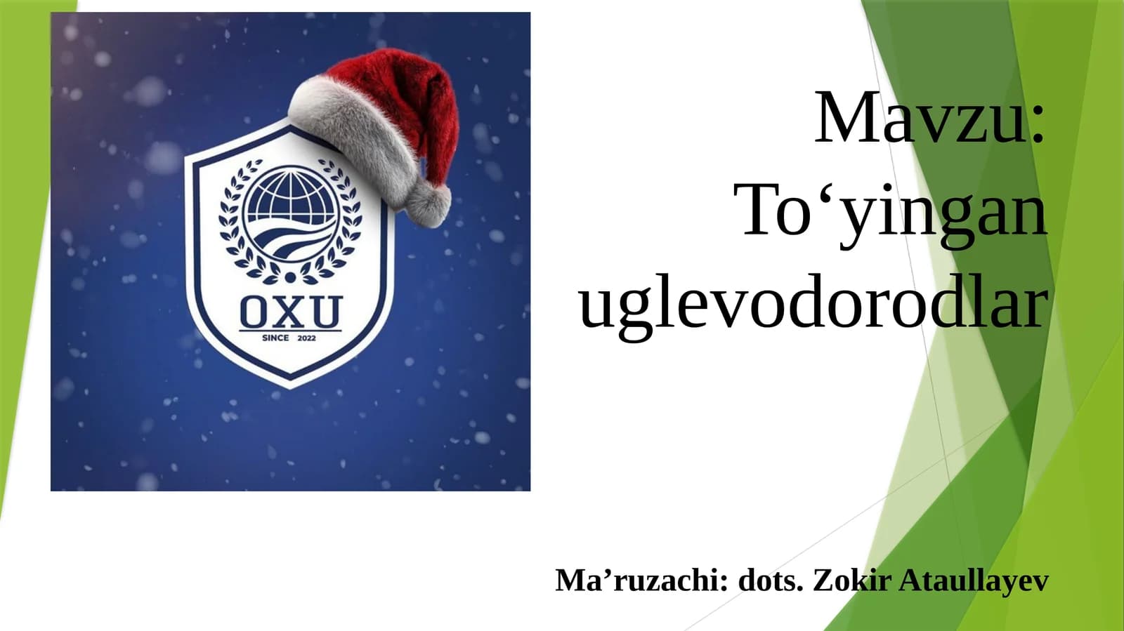 To‘yingan uglevodorodlar