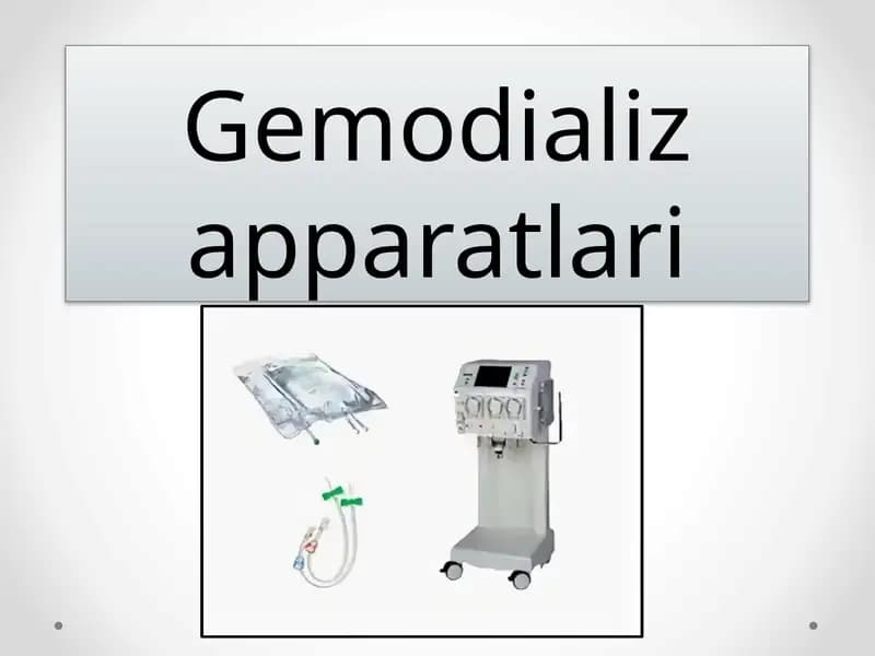 Gemodializ apparatlari