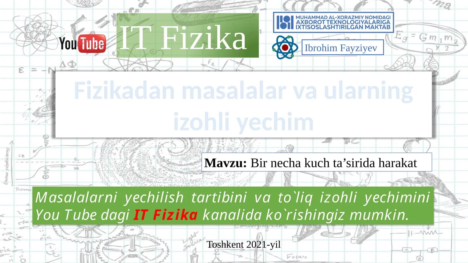 Bir necha kuch ta'sirida harakat