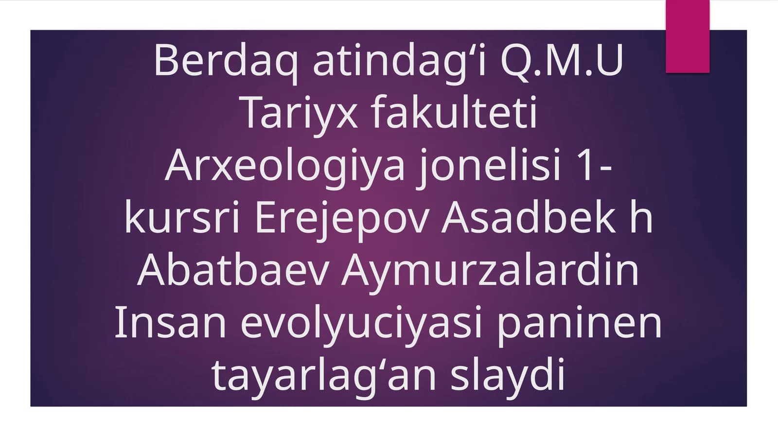 Charlz Darvinniń evolyutsiyon teoriyasi