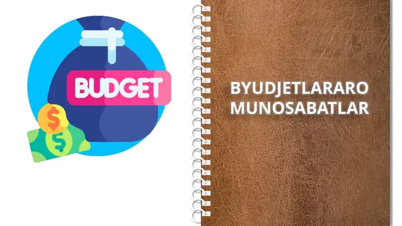 Byudjetlar aro munosabatlar to’g’risida tushuncha