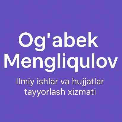 Og‘abek Mengliqulov