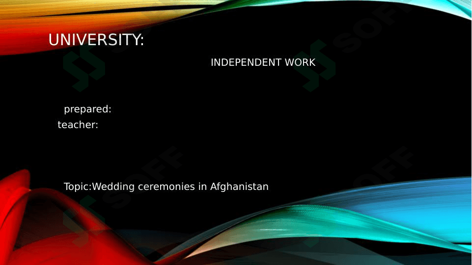 Wedding ceremonies in Afghanistan