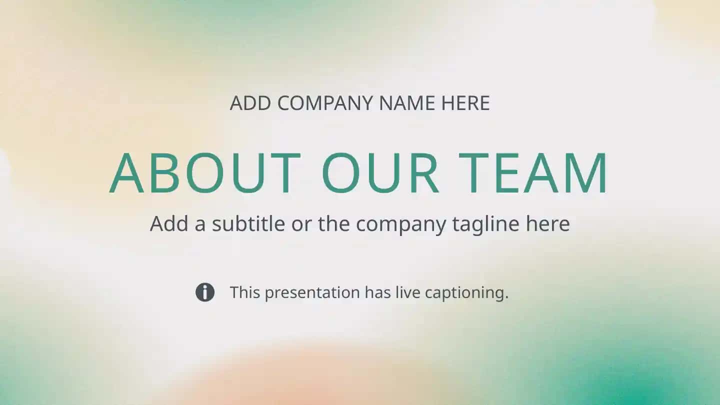Presentation Template