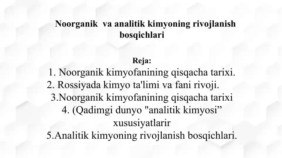 Noorganik Kimyo