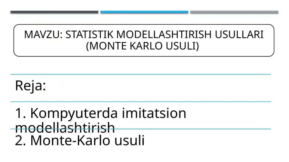 Kompyuterda modellashtirish