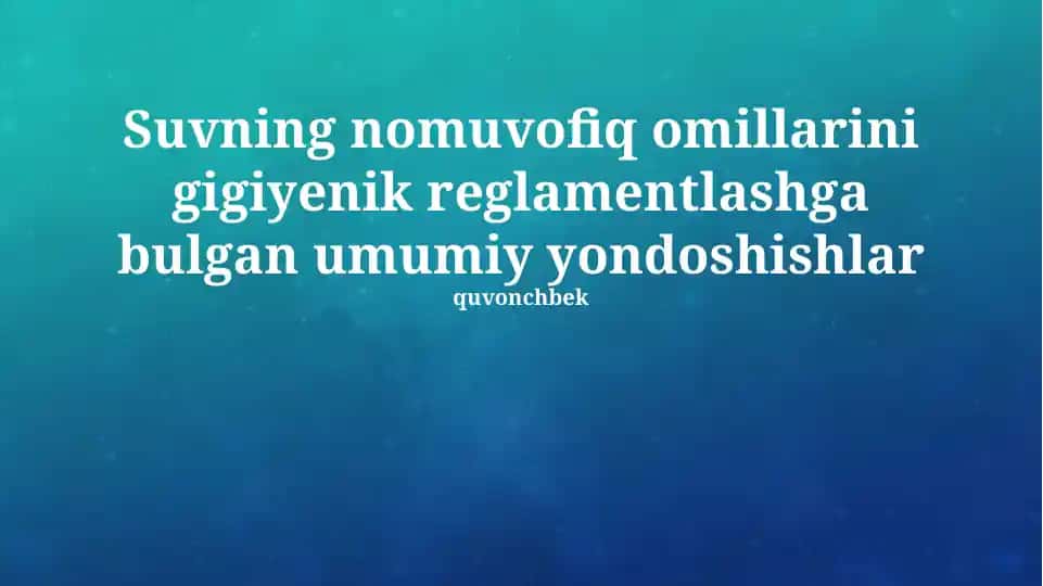Atrof-muhit monitoringi va nazorati