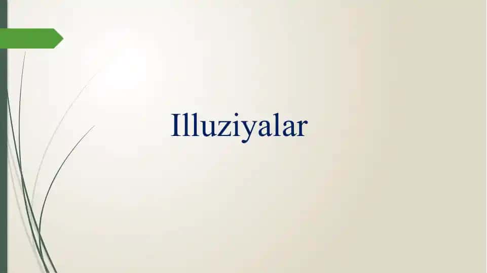 Illuziyalar