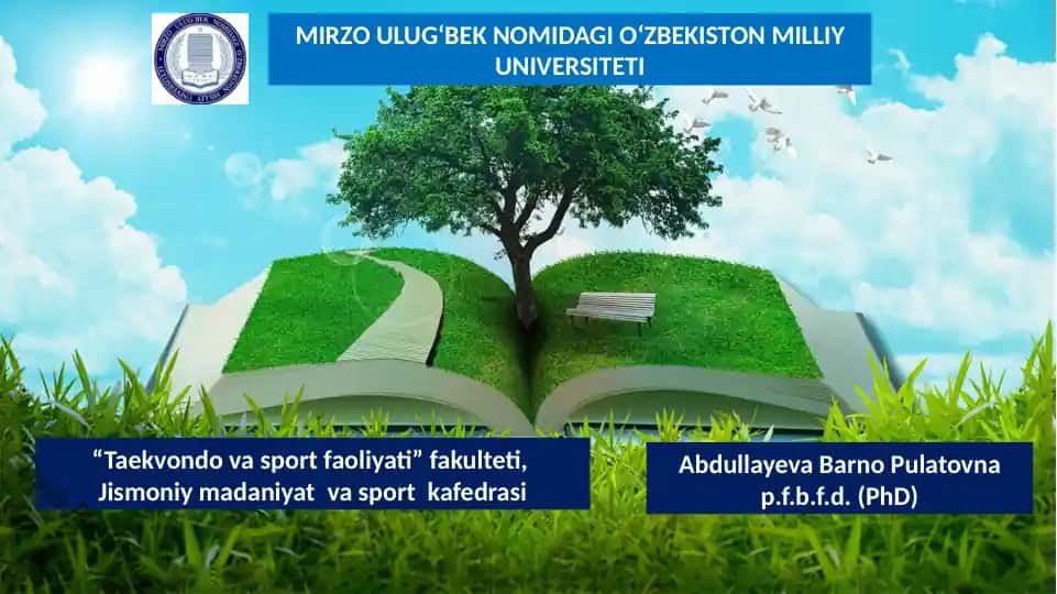 SHAXS SHAKLLANISHIDA JISMONIY TARBIYA VA SPORTNING AHAMIYATI