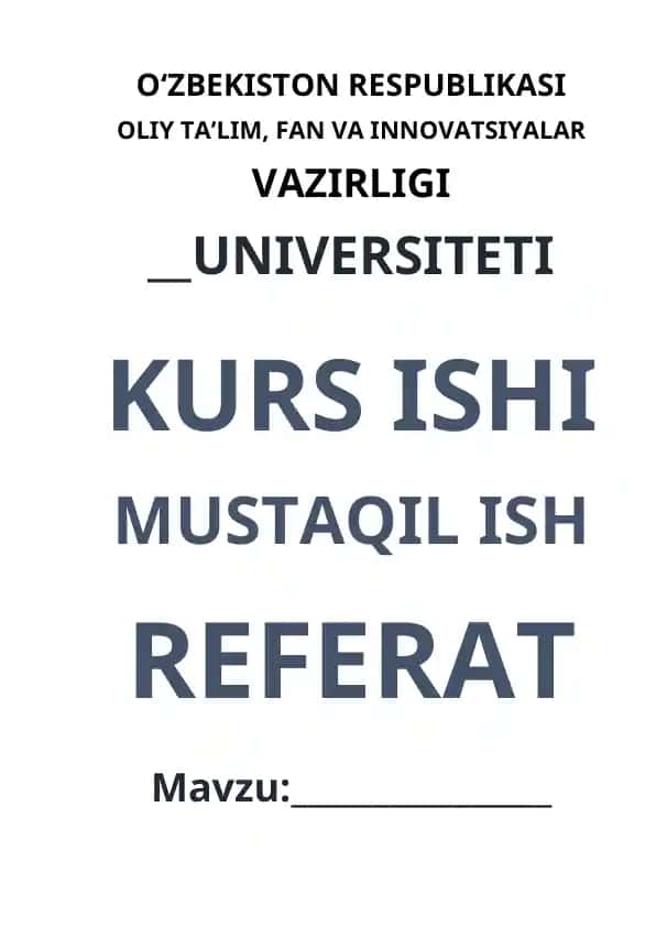 Algoritmlar nazariyasi kurs ishi