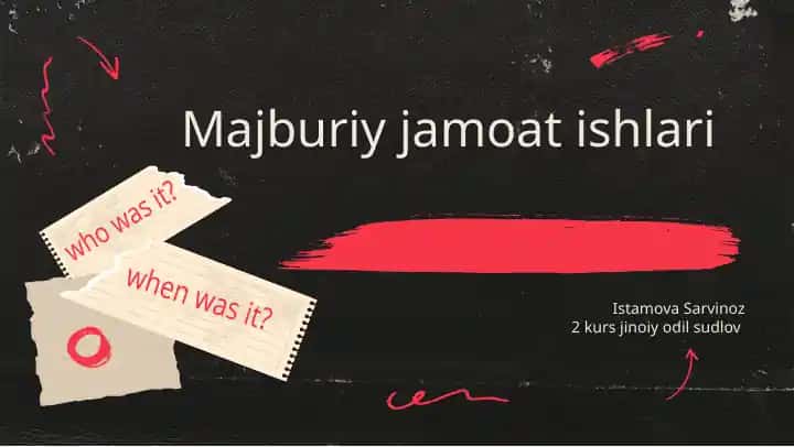 Majburiy jamoat ishlari