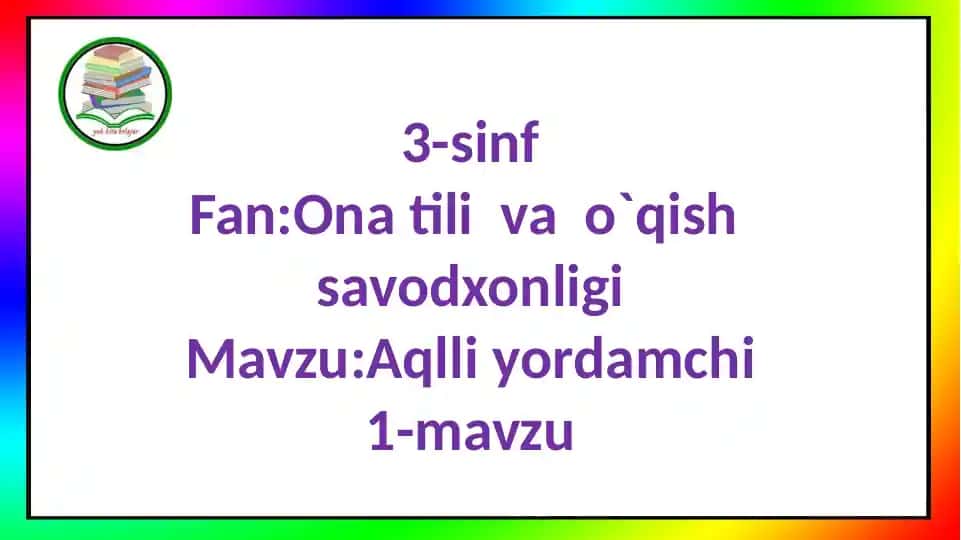 Aqlli yordamchi