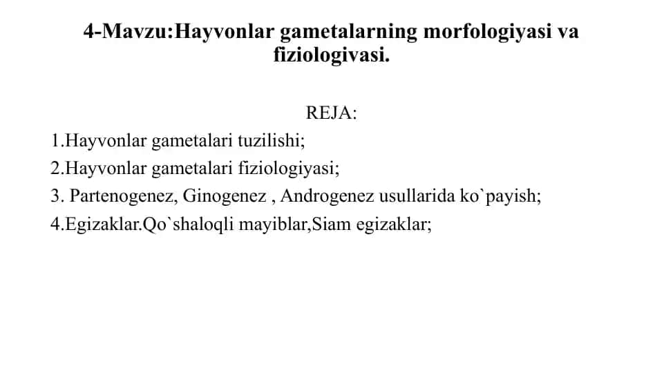Hayvonlarga Metallarning Morfologiyasi va Fiziologiyasi