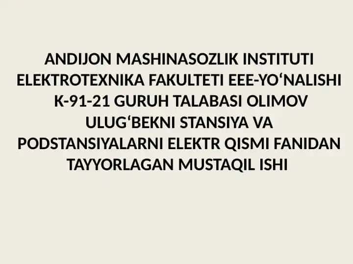 Sinxron generatorlarning havo bilan sovitish tizimi