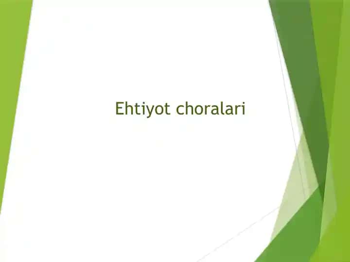 Ehtiyot choralari
