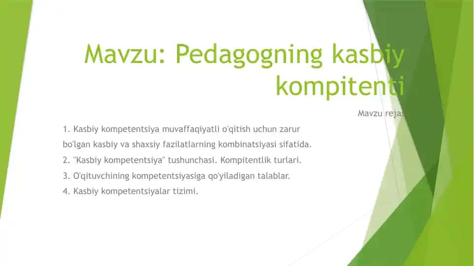 Kasbiy kompetentsiya