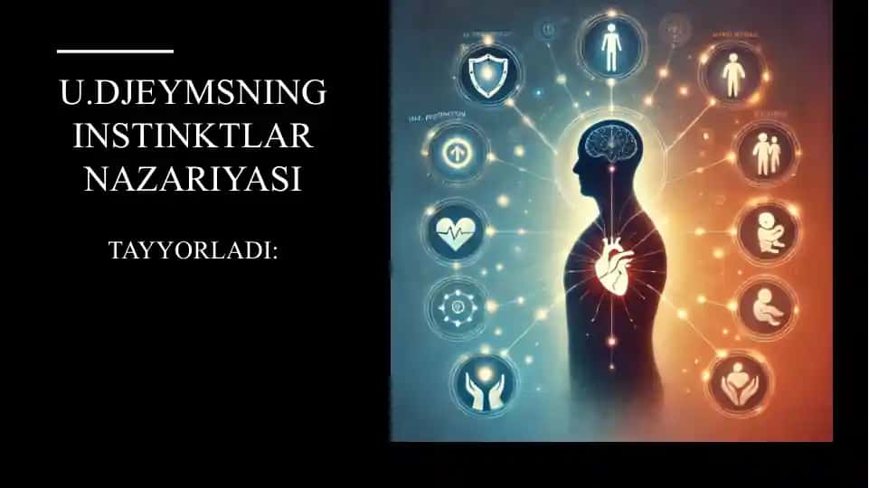 U.Djeymsning instinktlar nazariyasi