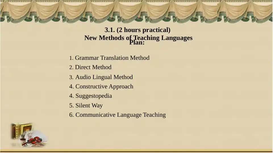 New Methods of Teaching Languages