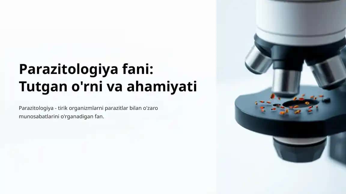 Parazitologiya fani