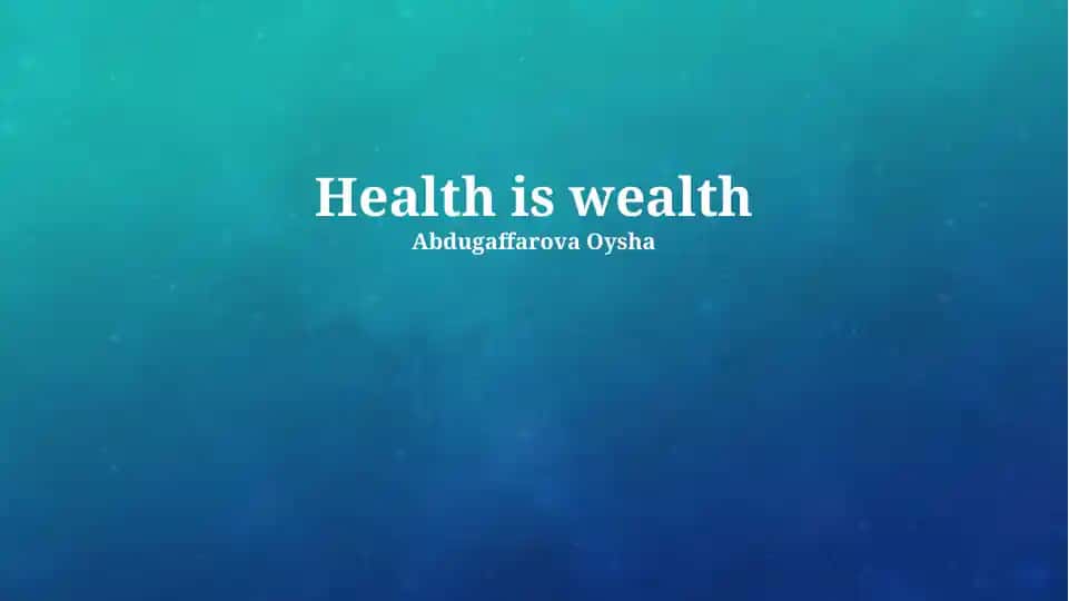 The True Cost of Poor Health