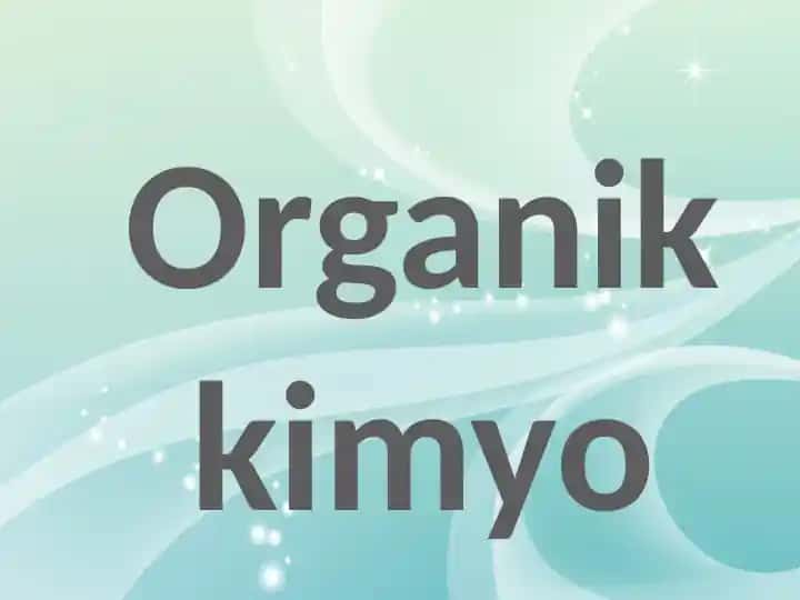 Organik kimyo
