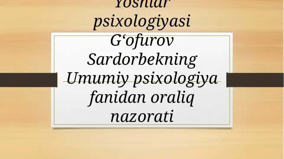 Mehmat Psixologiyasi