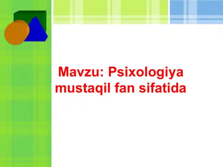 Psixologiya