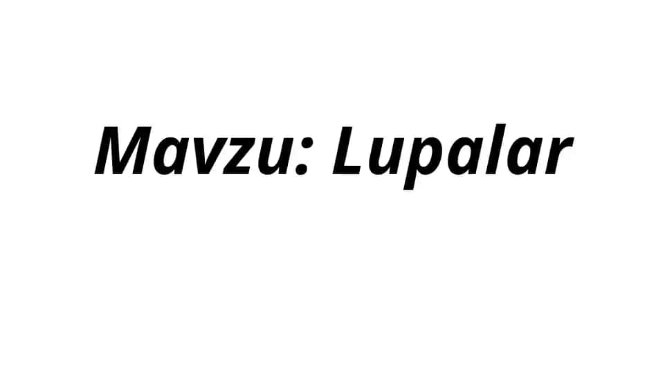 Lupalar