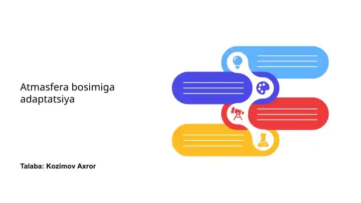 Atmasfera bosimiga adaptatsiya
