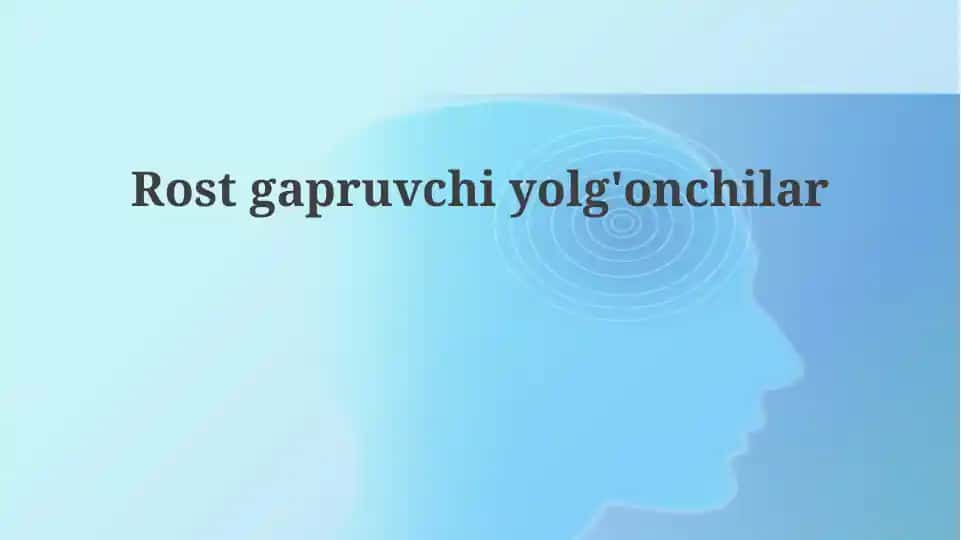Yolg'on gapiruvchi notiqlar