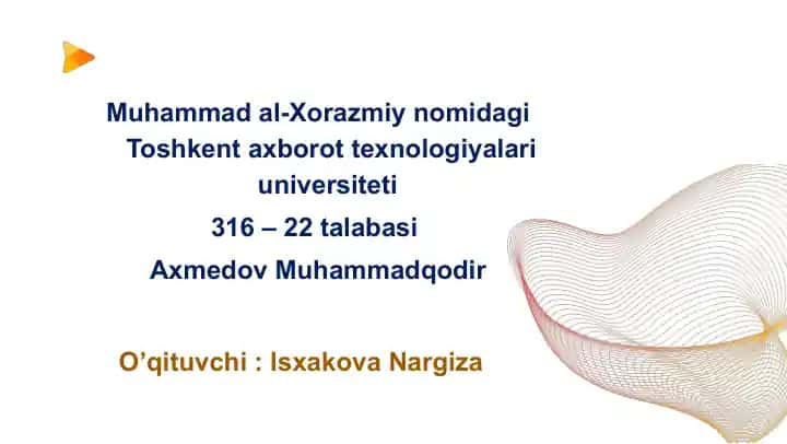 Statik ma’lumot tuzilmalari