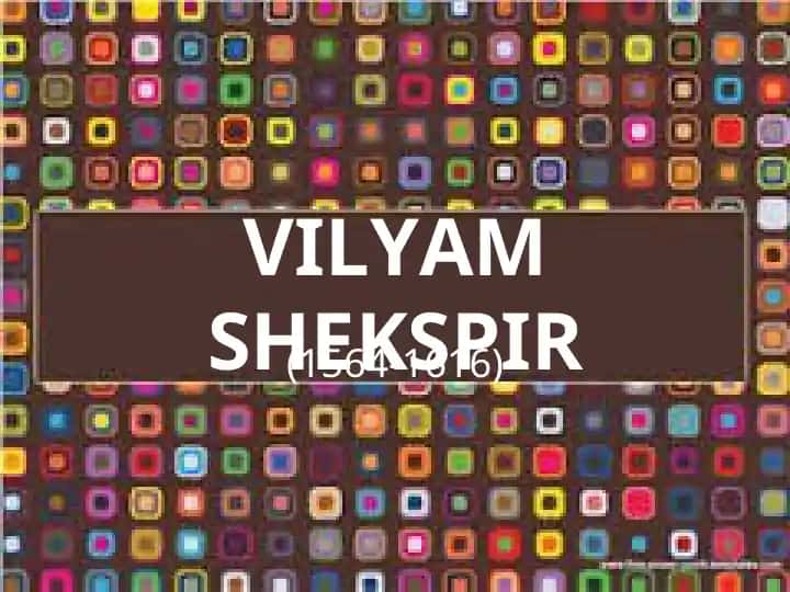 VILYAM SHEKSPIR
