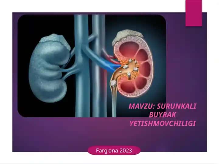 Surunkali buyrakyetishmovchiligi