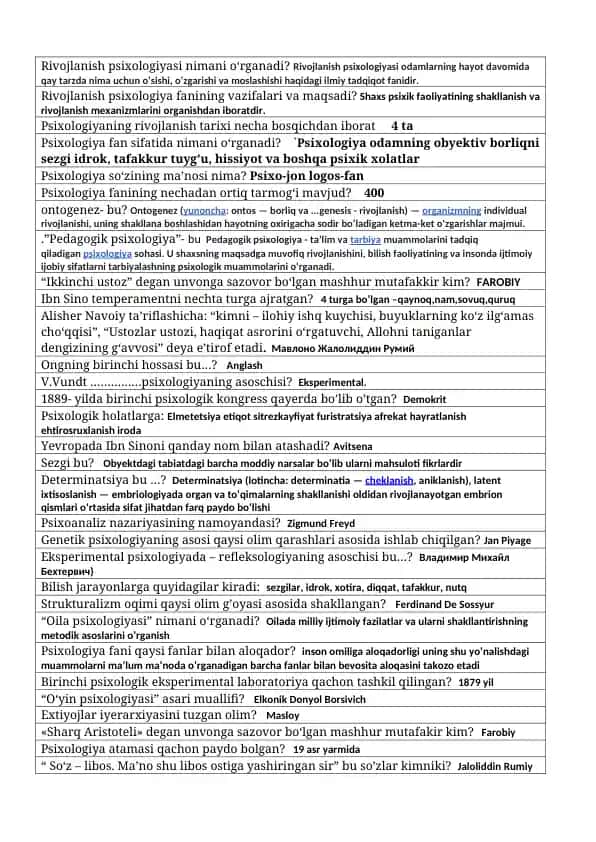 Rivojlanish psixologiyasi