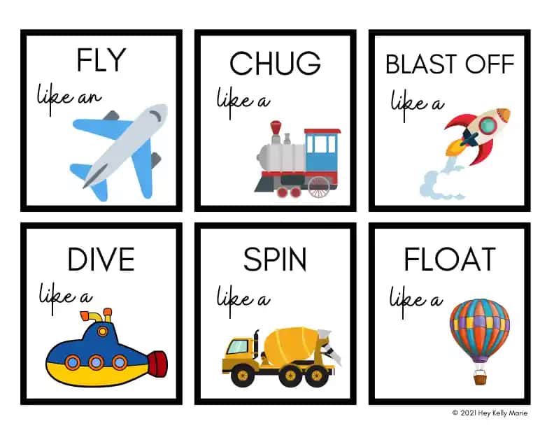 Movements Activity pdf
