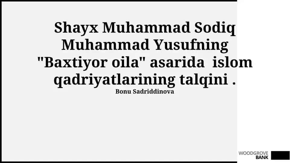 "Baxtiyor oila"