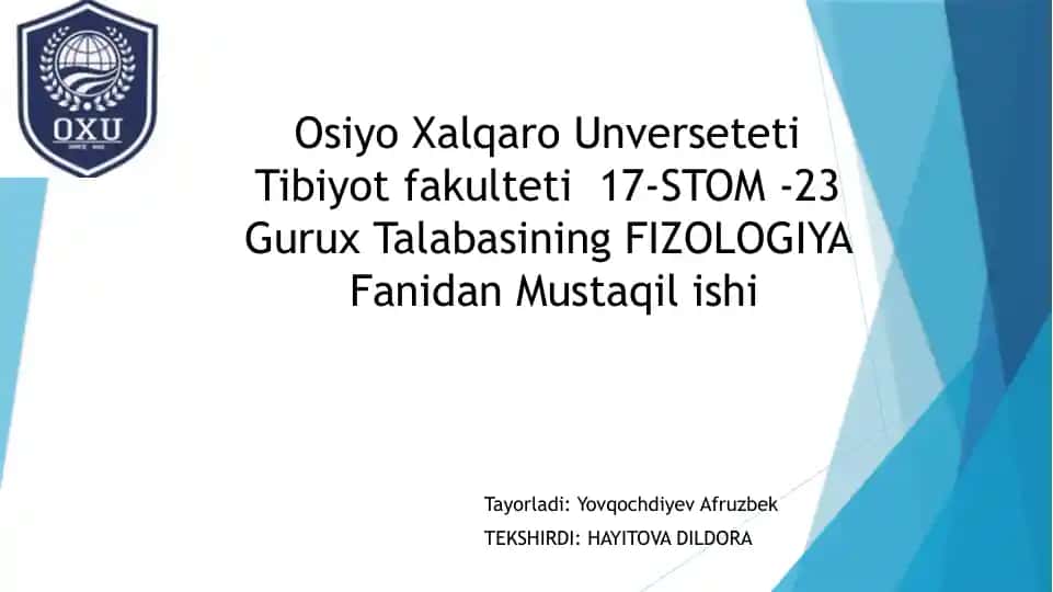 A'zolar qon aylanishi