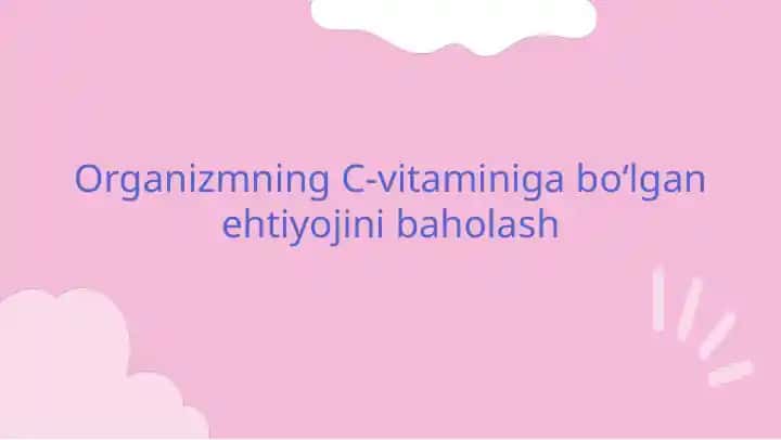 C-vitamin