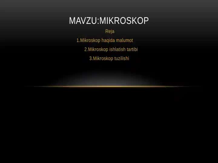Mikroskop