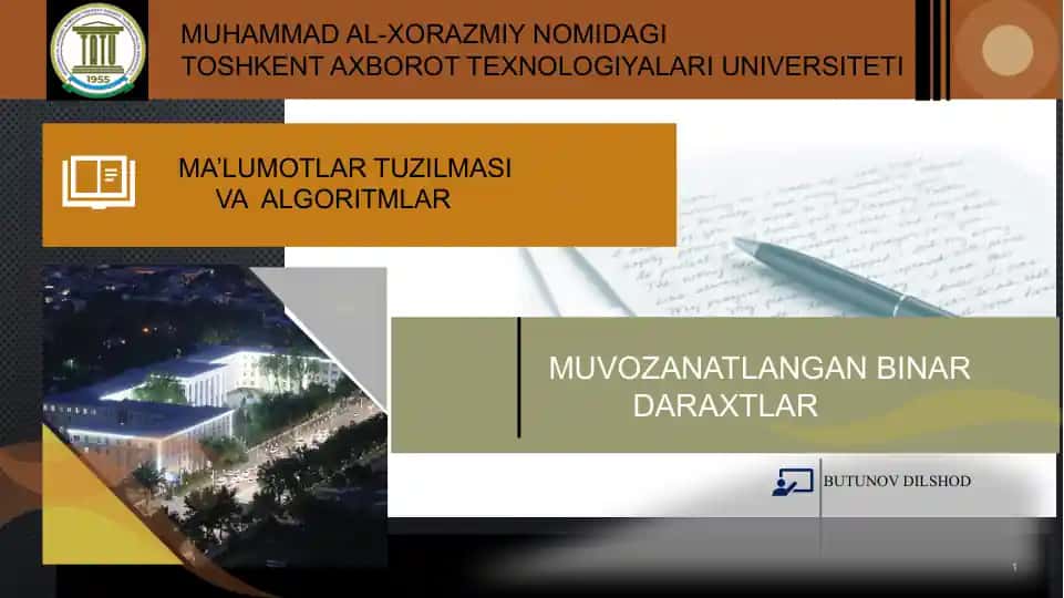 Muvozanatlangan binar daraxtlar
