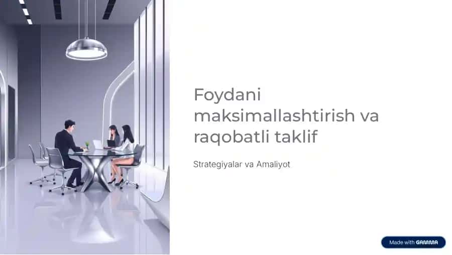 Strategiyalar va Amaliyot