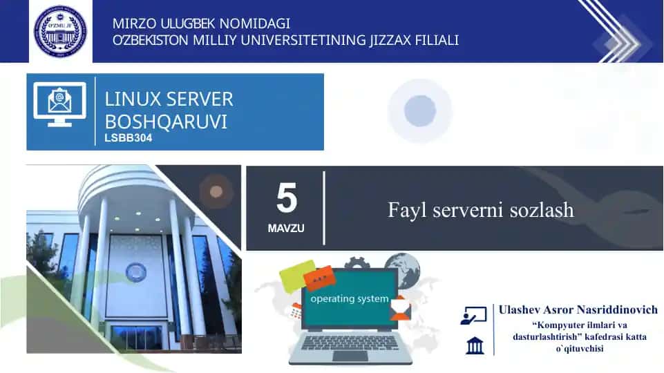 Linux Server boshqaruvchi