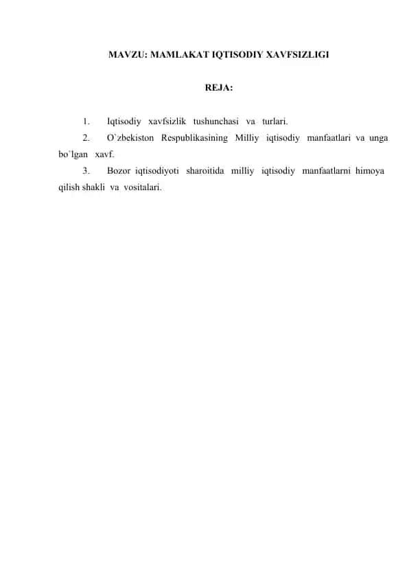 Xavfsizlik va tenglik uchun kurash