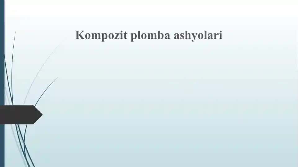 Kompozit plomba ashyolari