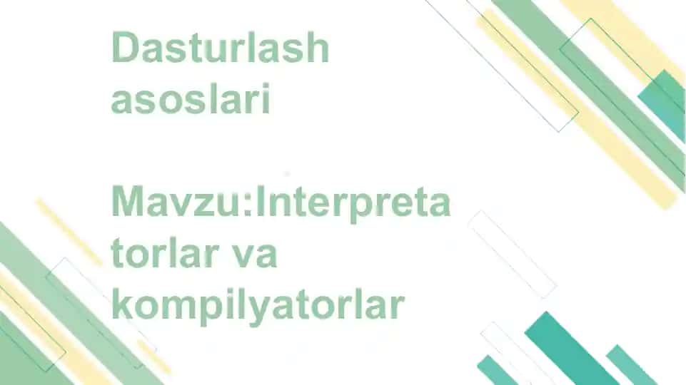 Translyatorlar