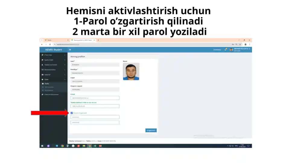 Profil ma'lumotlari