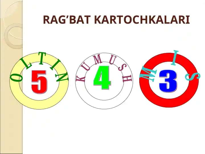 RAG’BAT KARTOCHKALARI
